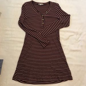 American eagle stripes red dress